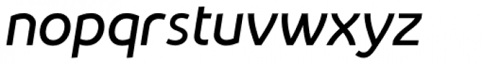 Nevo Semi Bold Italic Font LOWERCASE