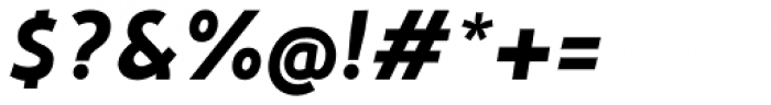 Nevo Ultra Bold Italic Font OTHER CHARS