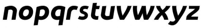 Nevo Ultra Bold Italic Font LOWERCASE