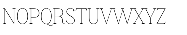 Nevoa Thin Font UPPERCASE