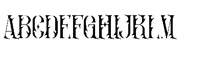 Nevron Sin Font UPPERCASE