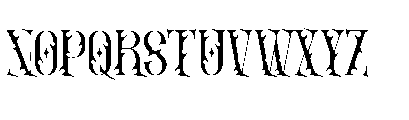Nevron Sin Font UPPERCASE