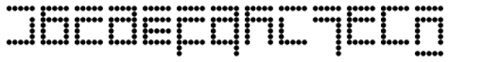 New Alphabet Dot Font UPPERCASE