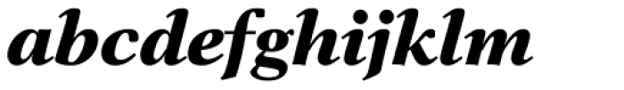 New Aster Black Italic Font LOWERCASE