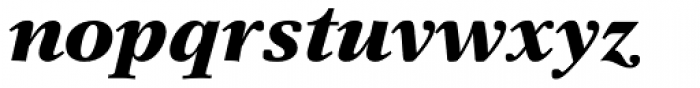 New Aster Black Italic Font LOWERCASE