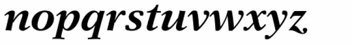 New Aster Bold Italic Font LOWERCASE