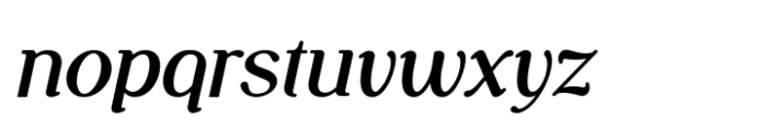 New Bashopilias Semi Bold Italic Font LOWERCASE