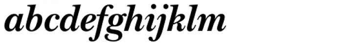 New Baskerville Bold Italic Font LOWERCASE