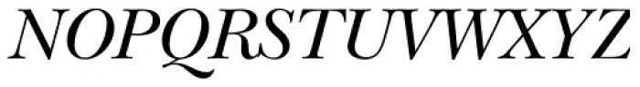 New Baskerville Italic Font UPPERCASE