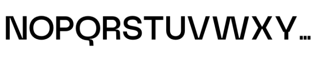 New Black Typeface Semi Bold Font UPPERCASE