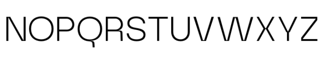 New Black Typeface Ultra Light Font UPPERCASE