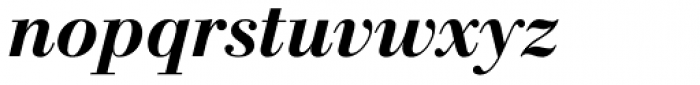 New Bodoni DT Bold Italic Font LOWERCASE
