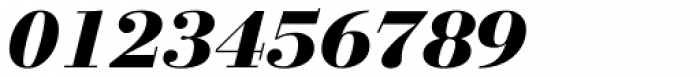 New Bodoni DT ExtraBold Italic Font OTHER CHARS