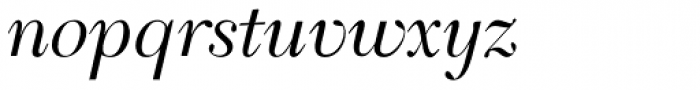 New Caledonia Italic Font LOWERCASE