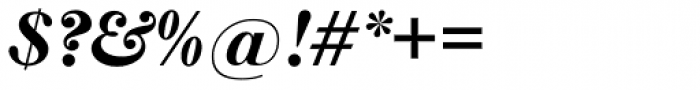 New Caslon B EF Bold Italic Font OTHER CHARS
