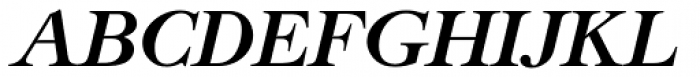 New Caslon B EF Bold Italic Font UPPERCASE