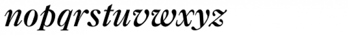 New Caslon SB Medium Italic Font LOWERCASE