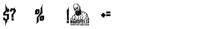 New Dark Planet Black Font OTHER CHARS