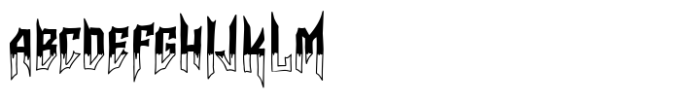 New Dark Planet Regular Font UPPERCASE