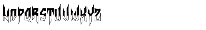 New Dark Planet Regular Font UPPERCASE