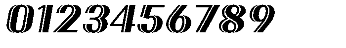 New Deco Heavy Italic Font OTHER CHARS
