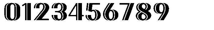 New Deco Heavy Font OTHER CHARS