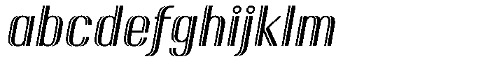 New Deco Light Italic FONT