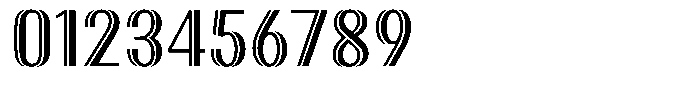 New Deco Light Font OTHER CHARS