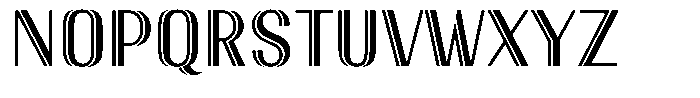 New Deco Light Font UPPERCASE