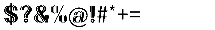 New Deco Regular Font OTHER CHARS
