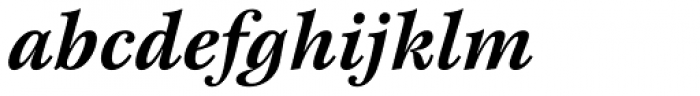 New Esprit Pro Bold Italic Font LOWERCASE