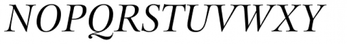 New Esprit Pro Display Italic Font UPPERCASE
