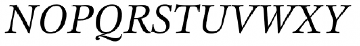 New Esprit Pro Italic Font UPPERCASE