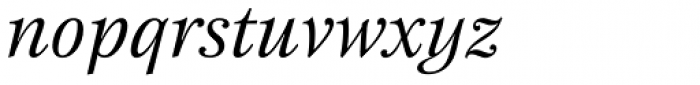 New Esprit Pro Italic Font LOWERCASE