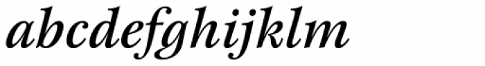 New Esprit Pro Medium Italic Font LOWERCASE