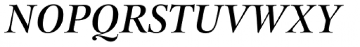 New Esprit Std Display Medium Italic Font UPPERCASE
