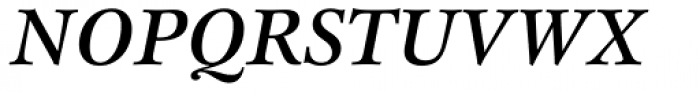 New Esprit Std Medium Italic Font UPPERCASE