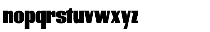 New Genuine Bold Font LOWERCASE