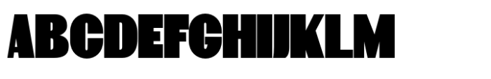 New Genuine Extra Black Font UPPERCASE