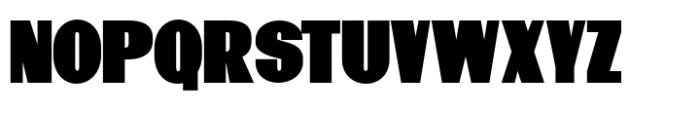 New Genuine Extra Black Font UPPERCASE