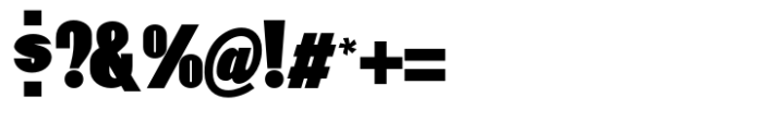 New Genuine Extra Bold Font OTHER CHARS