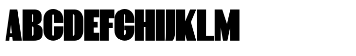 New Genuine Extra Bold Font UPPERCASE