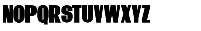 New Genuine Extra Bold Font UPPERCASE