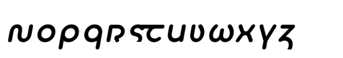New Insulaic Bold Italic Font LOWERCASE
