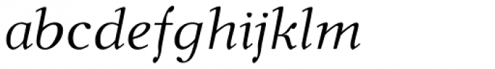 New Journal Italic Font LOWERCASE