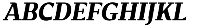 New June Serif Bold Italic Font UPPERCASE