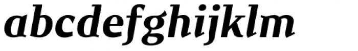 New June Serif Bold Italic Font LOWERCASE