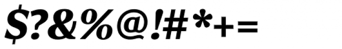 New June Serif Heavy Italic Font OTHER CHARS