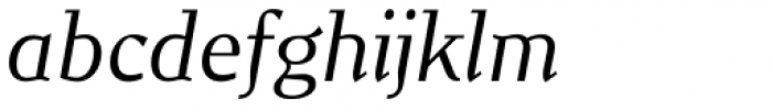 New June Serif Italic Font LOWERCASE