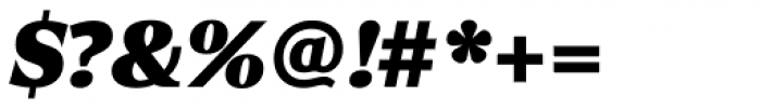 New June Serif UltraBold Italic Font OTHER CHARS